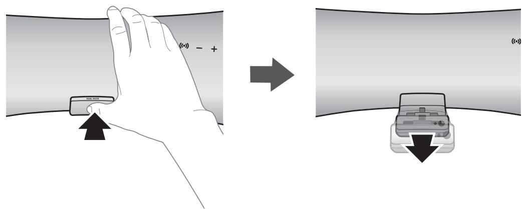 SAMSUNG DA-E550 - CONNEXION D'UN APPAREIL À LA STATION D'ACCUEIL DOUBLE - 1