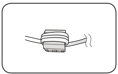 SAMSUNG DA-E650 - ANBRINGEN DES FERRIT RINKERNS AM NETZKABEL - 4