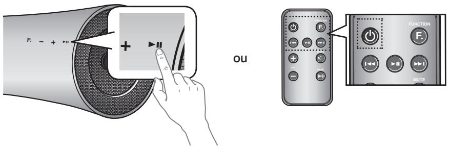 SAMSUNG DA-E650 - MISE SOUS ET HORS TENSION DE L'APPAREIL - 1