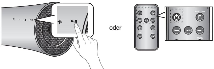 SAMSUNG DA-E650 - EIN- UND AUSSCHALTEN DES GERÄTS - 1