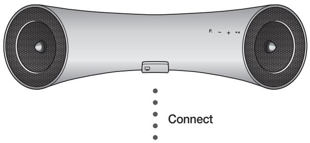 SAMSUNG DA-E650 - To connect the Wireless Audio with Dock to a Bluetooth compatible 2012 Samsung TV (Sound Share) - 1
