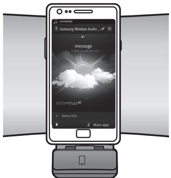 SAMSUNG DA-E650 - UTILISATION DU MODE D'ACCUEIL AVEC DES APPAREILS SAMSUNG GALAXY ET APPLE - 2