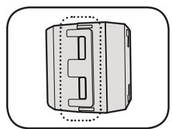 SAMSUNG DA-E650 - INSTALLATION DU TORE DE FERRITE SUR LE CABLE D'ALIMENTATION - 1