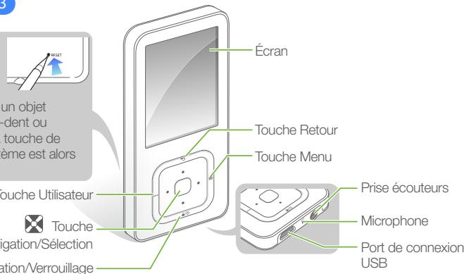 SAMSUNG YP Q3 - Réinitialisation - 1