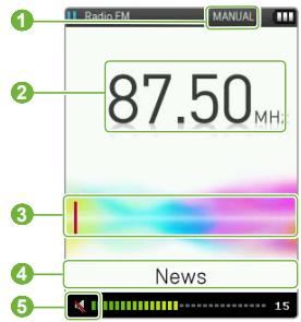 SAMSUNG YP Q3 - Écouter la radio FM - 1