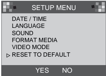 SAMSUNG DIGIMAX130 - RESET TO DEFAULT - 1