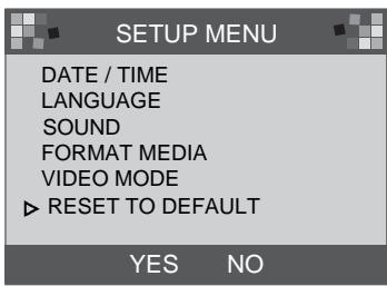 SAMSUNG DIGIMAX130 - RESET TO DEFAULT - 1