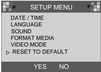 SAMSUNG DIGIMAX130 - RESET TO DEFAULT - 1