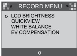 SAMSUNG DIGIMAX130 - Menu LCD - 1