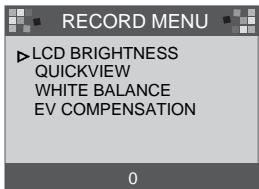 SAMSUNG DIGIMAX130 - Menu LCD - 1
