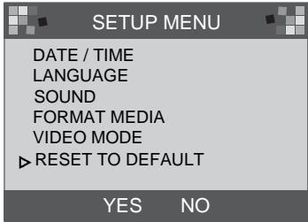 SAMSUNG DIGIMAX130 - RESET TO DEFAULT - 1