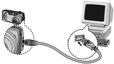 SAMSUNG DIGIMAX4100 - - Connexion de l'appareil au PC - 2