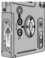 SAMSUNG DIGIMAXU-CA 401 - Insertion de la carte mémoire - 3