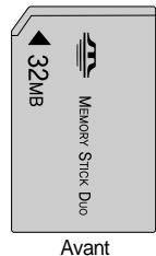 SAMSUNG DIGIMAXU-CA 401 - Précautions pour l'utilisation de la Memory Stick Duo - 2