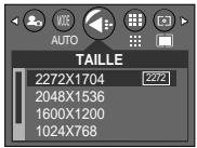 SAMSUNG DIGIMAXU-CA 401 - Comment utiliser le menu - 3