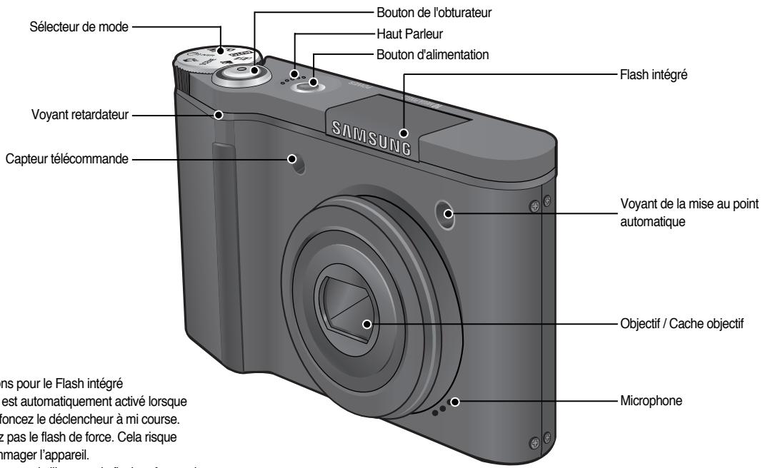 SAMSUNG NV10 - Avant & Haut - 1