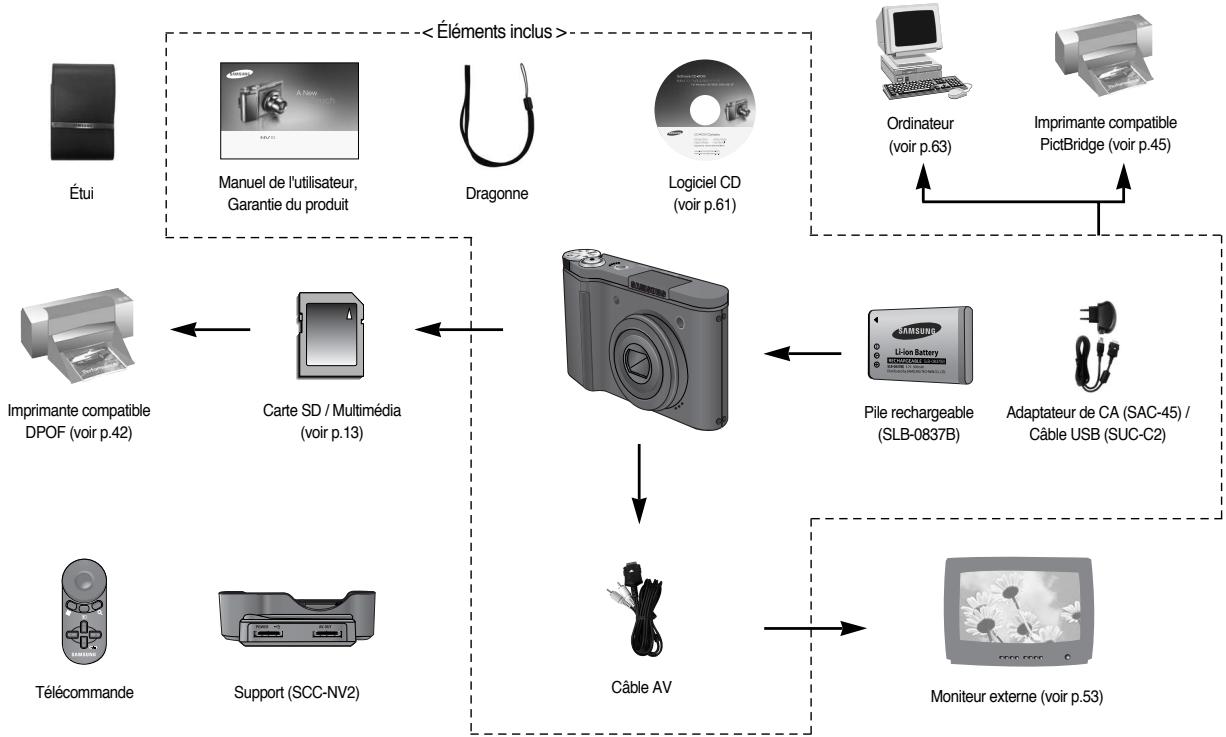 SAMSUNG NV10 - Tableau du système - 1