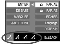 SAMSUNG NV10 - Menu de configuration - 2