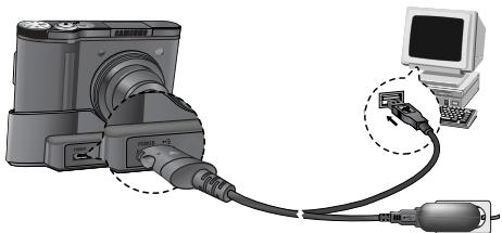 SAMSUNG NV10 - Connexion à une Source d'Alimentation - 1