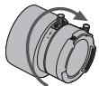 SAMSUNG SCC-B2015P - When using the CS lens - 2