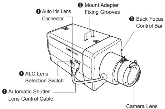 SAMSUNG SCC-B2015P - Side View - 1