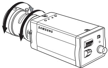 SAMSUNG SCC-B2015P - Nel caso di obiettivo con funzione di zoom - 2