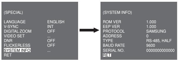 SAMSUNG SCC-B2015P - SYSTEM INFO - 1
