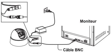 SAMSUNG SCC-B5313P - Connexion des câbles et réglage des interrupteurs - 1