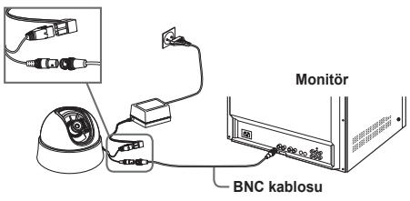 SAMSUNG SCC-B5313P - Kabloların bağlanması ve anahtarların ayarlanması - 1