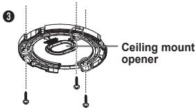Ceiling mount opener