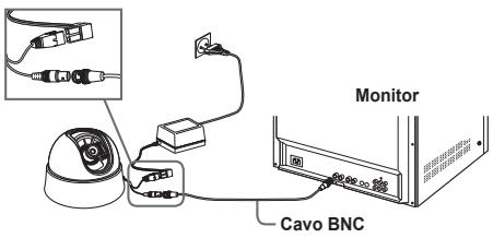 SAMSUNG SCC-B5313P - Collegare i cavi e impostare le levette - 1