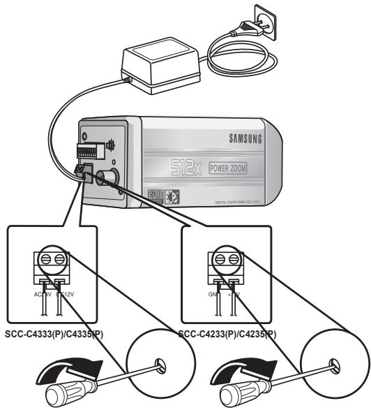 SAMSUNG SCC-C4335P - Connecting the Cables - 5