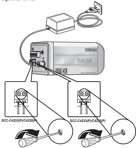 SAMSUNG SCC-C4335P - Conexión de los Cables - 6