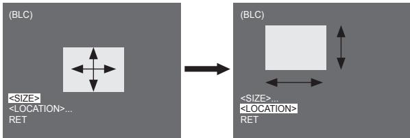 SAMSUNG SCC-C6435P - BLC (Submenu of the ALC menu) - 4
