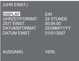 SAMSUNG SCC-C6435P - Uhr Einstellung - 1