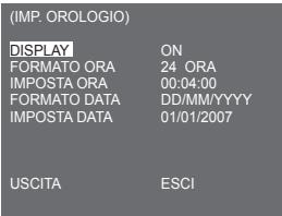 SAMSUNG SCC-C6435P - Impostazione orologio - 1