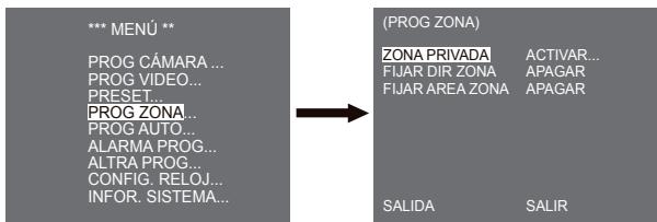 SAMSUNG SCC-C6435P - Programación de zona - 1