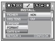 SAMSUNG DIGIMAXS600 - Sous-menus - 1