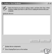 SAMSUNG DIGIMAXS600 - Retrait du disque amovible - 1
