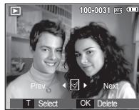 SAMSUNG KENOX D860 - Playing back / Deleting images - 5