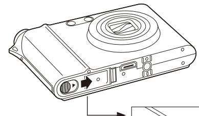 SAMSUNG NV100HD - Masukkan baterai dan kartu memori - 2
