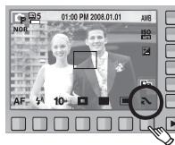SAMSUNG NV24 HD - První použití fotoparátu : Chytré tlacítko - 6