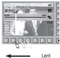 SAMSUNG NV24 HD - Lorsque vous utilisez l'appareil photo pour la première fois : touche intelligente - 2