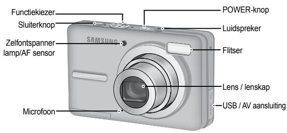 SAMSUNG S1070 - Overzicht van functies / Onderdelen van de camera - 1