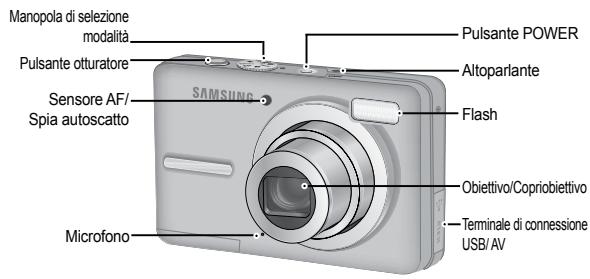SAMSUNG S1070 - Identificazione delle funzioni / contentuti della fotocamera - 1