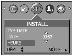 SAMSUNG DIGIMAX202 - Paramétrage de l'heure - 1