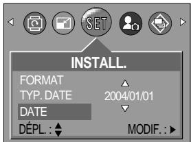 SAMSUNG DIGIMAX202 - Paramétrage du type de date - 2