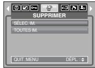 SAMSUNG DIGIMAXL85 - Suppression d'images - 1