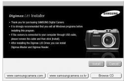 SAMSUNG DIGIMAXL85 - A propos du logiciel - 1
