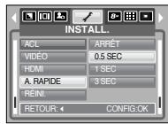 SAMSUNG DIGIMAXL85 - - Sous-menus - 1